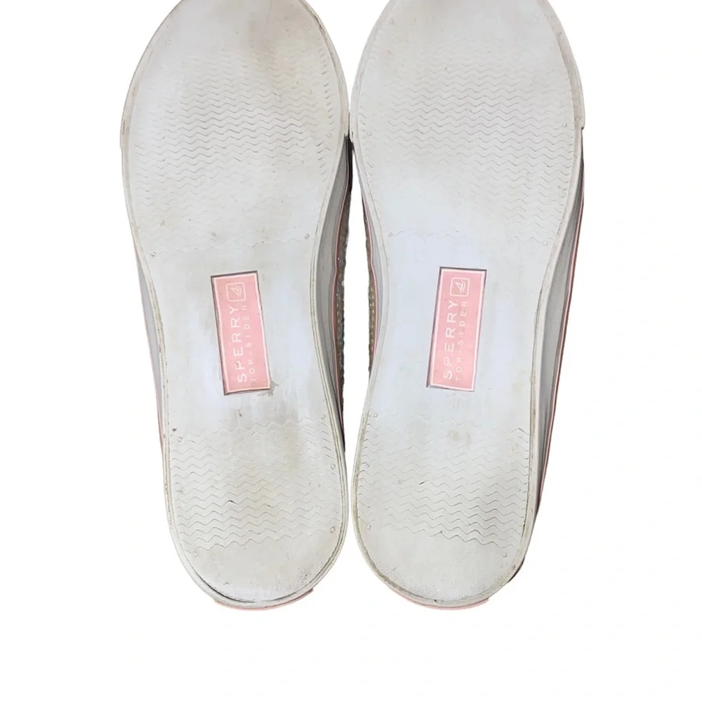 Sperry Top Sider Sequin Boat Shoe Women's Size 7 Iridescent Sparkle - Picture 8 of 8